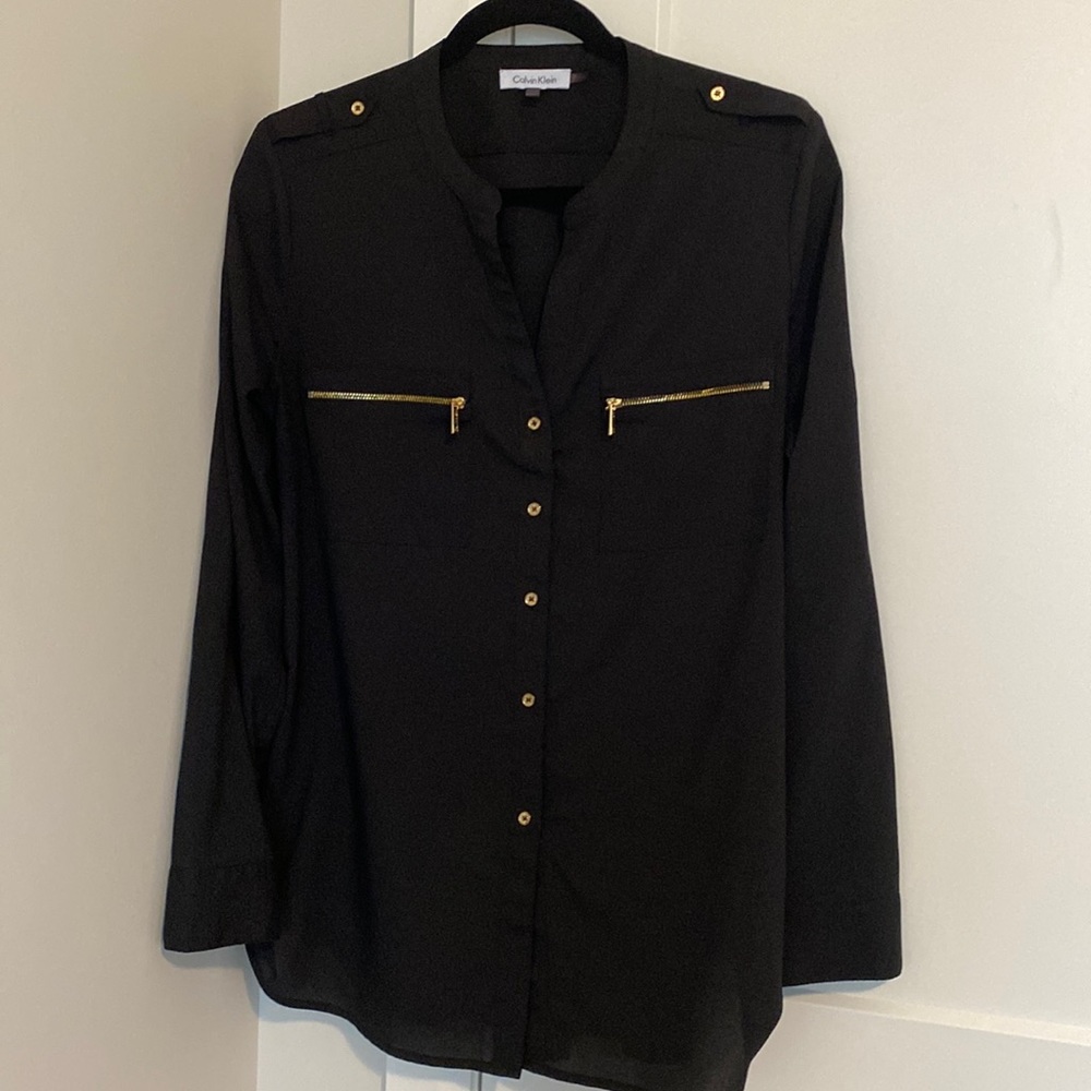 Calvin Klein size L blouse